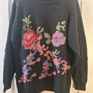 Vintage KISS WEAR Sweater - Floral